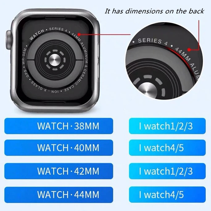 Dây Đeo Kim Loại Cho Apple Watch + Ốp Đồng Hồ Apple I Watch Series 6 5 4 3 2, Apple Watch, Cỡ SE 38Mm, 40Mm Dây Đeo Thay Thế Bằng Thép Không Gỉ Từ Milan Cùng Màu 42Mm, 44Mm Và Ốp TPU Mềm Cho Nam Nữ