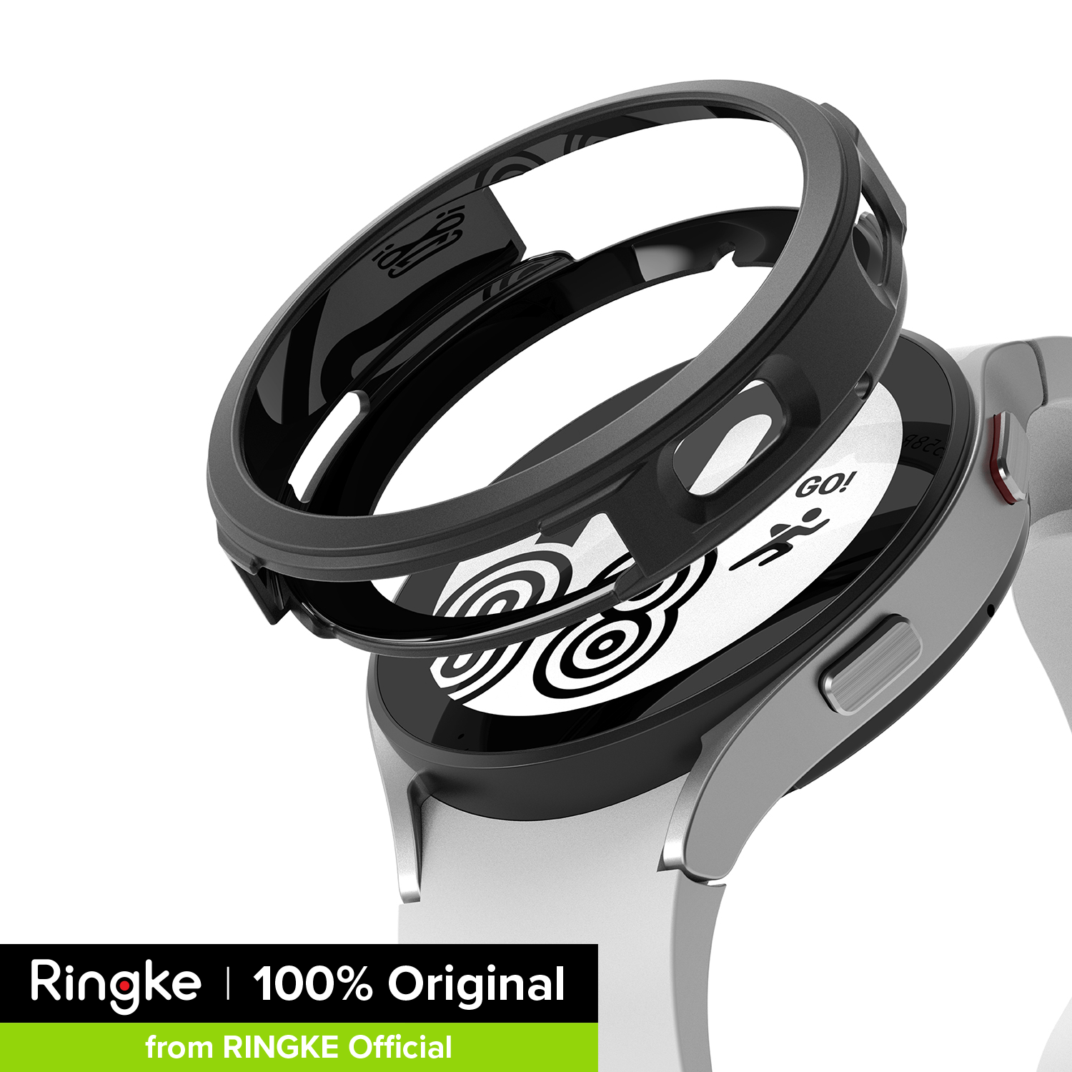 Ringke Air Sports for Galaxy Watch 4 44mm Case, Shock Absorbent TPU Protective Cover for Galaxy Watch 4 44mm