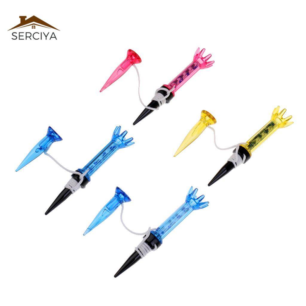 Serciya 4 Pieces Golf Magnet Tee 80mm - Random Color
