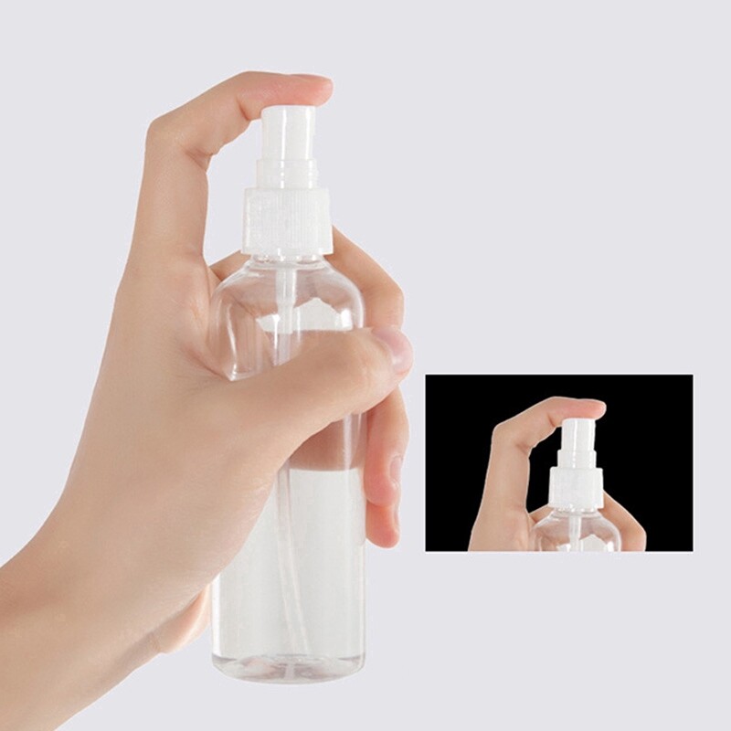 Bình Xịt Rỗng Trong Suốt 12 Cỡ, Bình Xịt Nhựa Mini 30Ml/50Ml/100Ml, Bình Đựng Mỹ Phẩm Rỗng Có Thể Nạp Lại