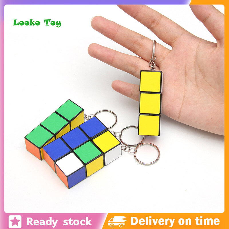 Vòng Chìa Khóa Khối Rubik Thông Minh Bán Chạy Nhất Đồ Chơi Nhỏ Vui Nhộn Vòng Chìa Khóa Mặt Dây Chuyền Mini Vòng Chìa Khóa KHỐI Rubik A47