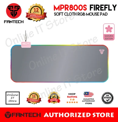 Fantech Sakura Edition MPR800s FireFly Gaming Soft Cloth RGB MousePad (14 Spectrum Mode)