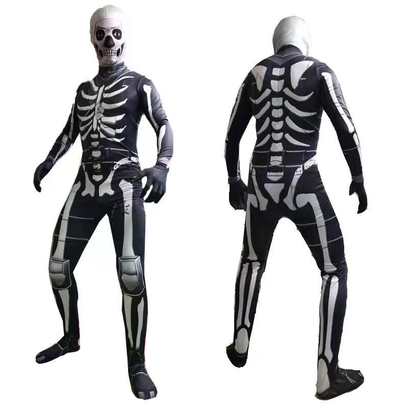 Fortnite Skull Trooper Costume Fortnite Skull Trooper Jumpsuit Lazada PH