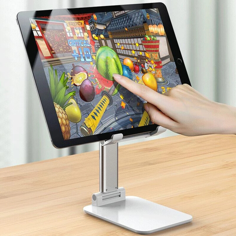 FONIX Universal Phone Stand Tablet Phone Holder Desktop Tablet Holder Table Cell Foldable Extend Support Desk Mobile Phone Holder Stand For Android iPhone iPad Adjustable