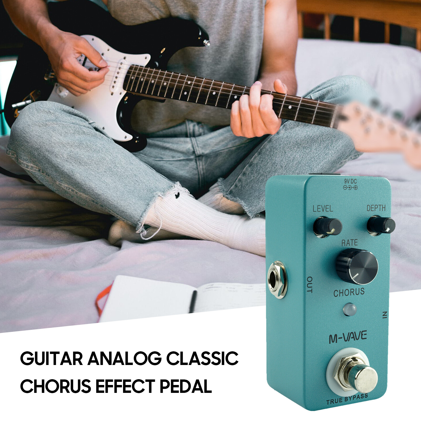 [okoogee]M-VAVE CHORUS Guitar Effect Pedal