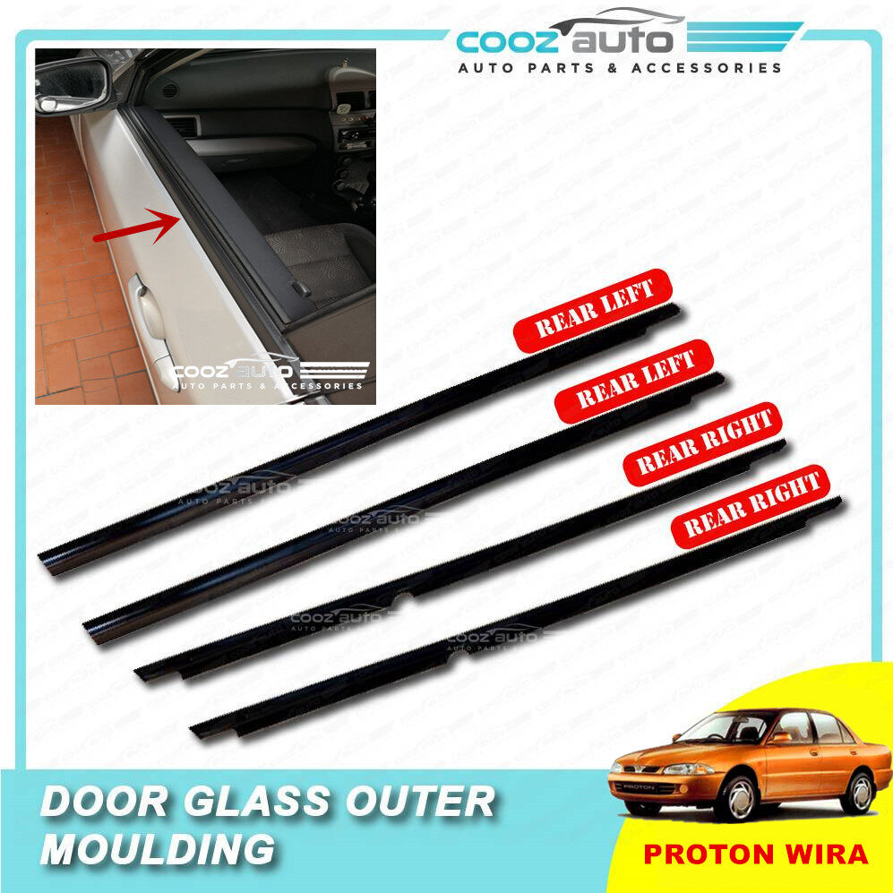 Proton Wira Door Glass Outer Moulding Getah Luar Cermin Lazada