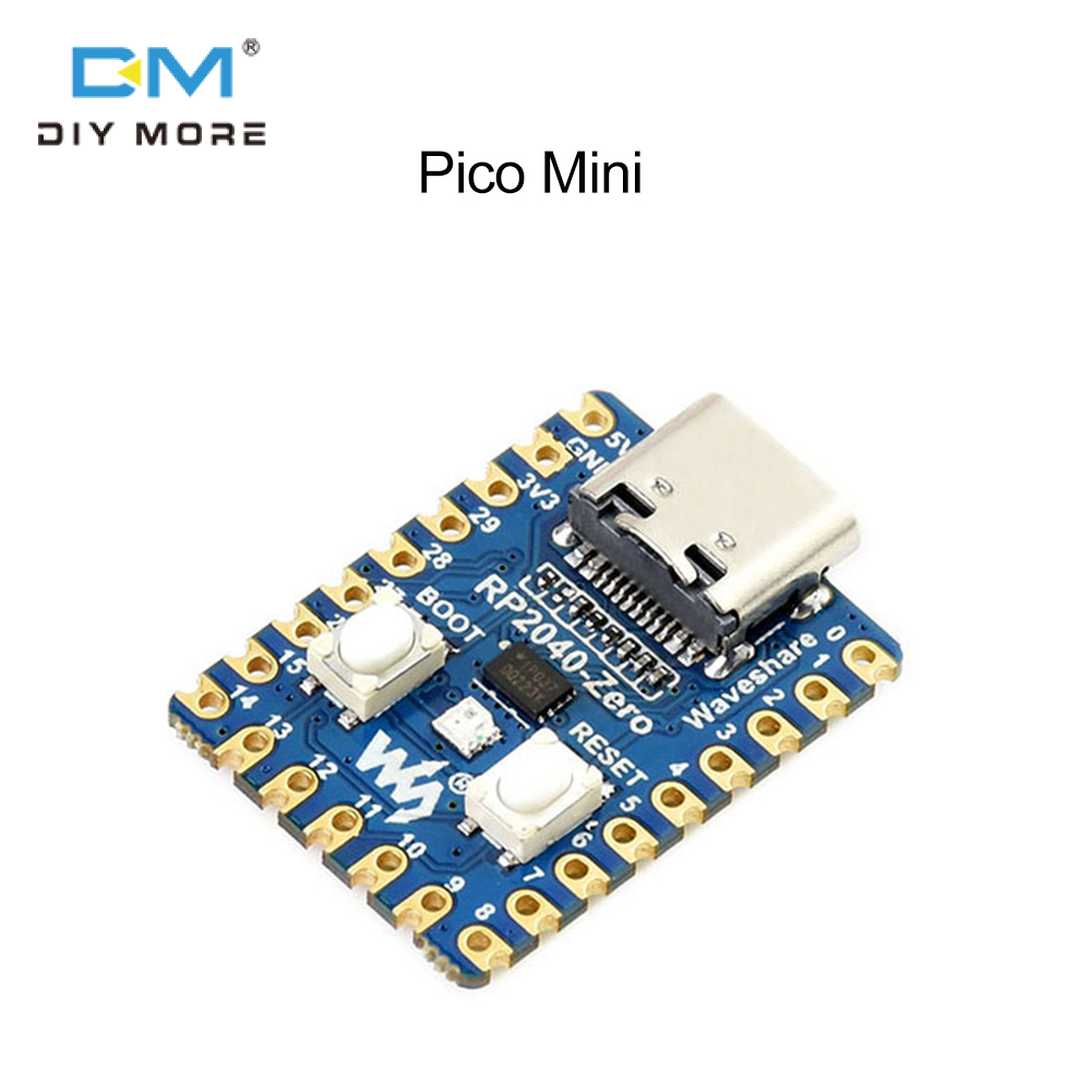 Diymore Raspberry Pi RP2040-Zero Microcontroller PICO Development Board without Pin Header