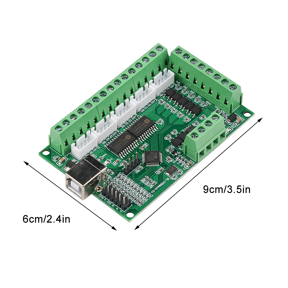 diymore MACH3 V2.1 Five-axis Engraving Machine Motherboard CNC Motion Control Card 5-axis Stepper Motor Drive Interface Board