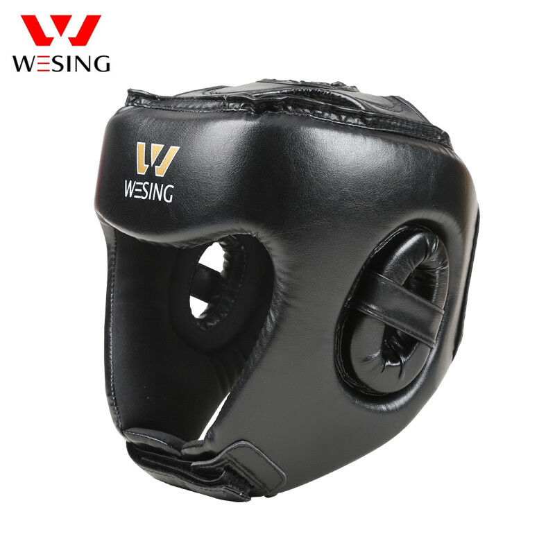 Wesing tinju ketua pengawal Sanda Headgear Kicking Sparring Helmet Fighting Head Protector