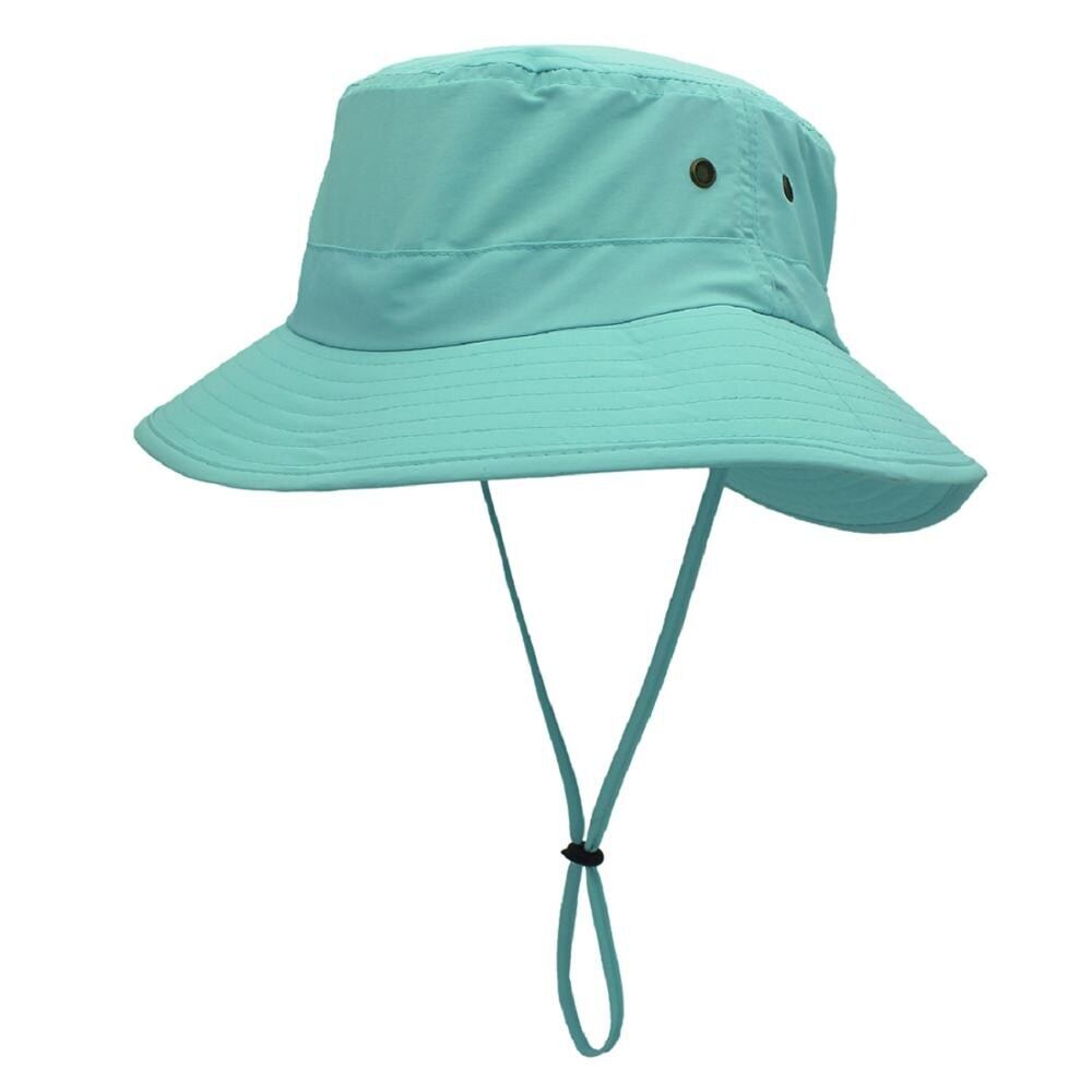 Mens Women Lightweight UPF 50 + Wide Brim Safari Quick Dry Sun Hat Female UV Protection Fishing