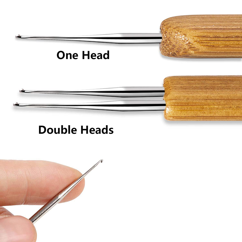 Móc Tóc Giả Dreadlock 0.5Mm Và 0.75 Mm Dụng Cụ Móc Bện Bẩn Đan Móc/YIDA
