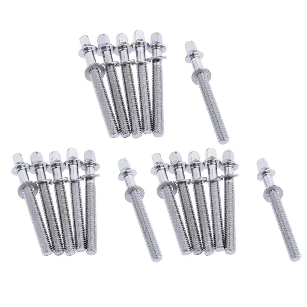 kowaku 18 Pieces 5mm Drum Tension Rods with Washers / Drum Screws / Tension Screws