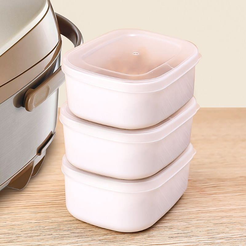 Hot sale Rice Dispenser Microwave Rice Heating Packing Box Multifunctional Refrigerator Fruit Preservation Box with Drain Basket Lunch Box