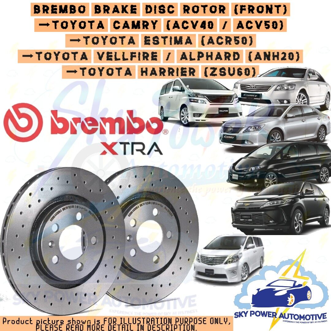 BREMBO XTRA TOYOTA CAMRY (ACV40/ACV50) / ESTIMA (ACR50) / VELLFIRE