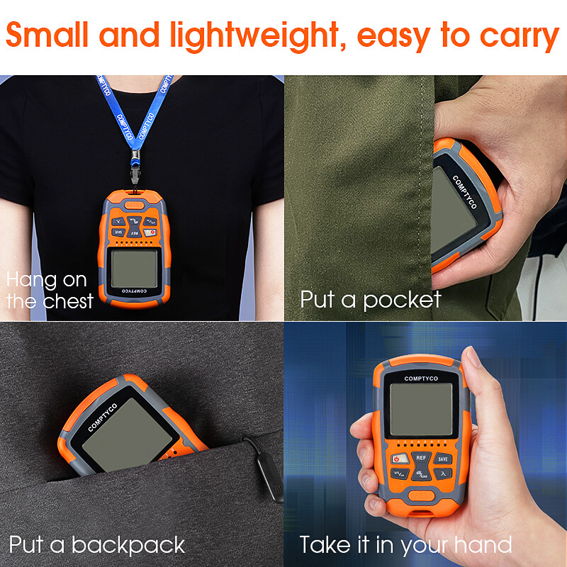 COMPTYCO AUA-M70 Mini 4 in 1 Multifunction Optical Power Meter Visual Fault Locator Network Cable Test optical fiber tester
