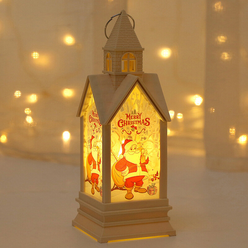 Christmas LED Night Lights Ornaments Xmas Tree Hanging Pendant New Year Home Party Desk Lamp Bedroom Decoration Lantern Gifts