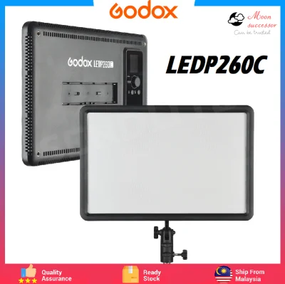 Godox LEDP260C Ultra-thin 30W Dimmable LED Video Light Panel Lamp 3200K-5600K Bi