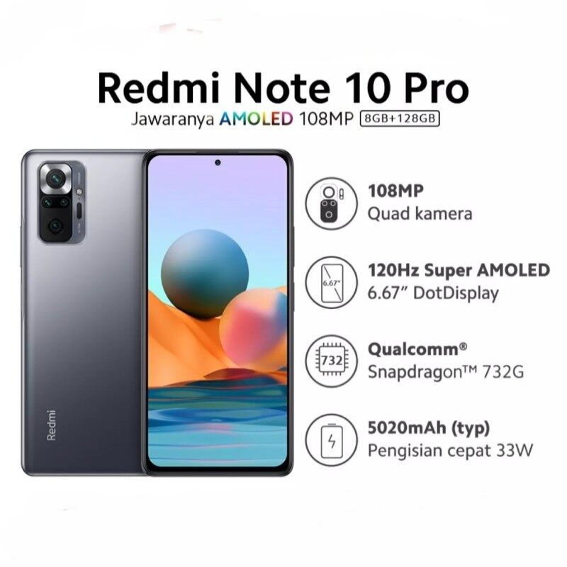 redmi note 10 pro 6 ram 128