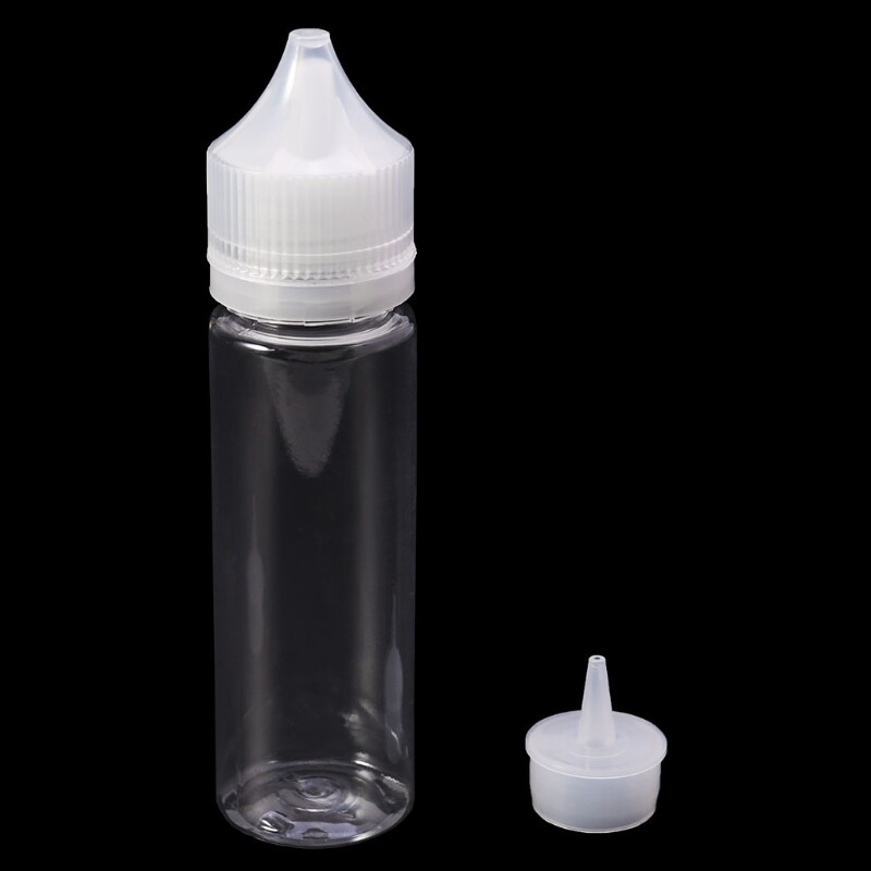 10ml-120ml PET Plastic Empty Dropper Liquid Eye Clear Water Bottle Long Tip Cap