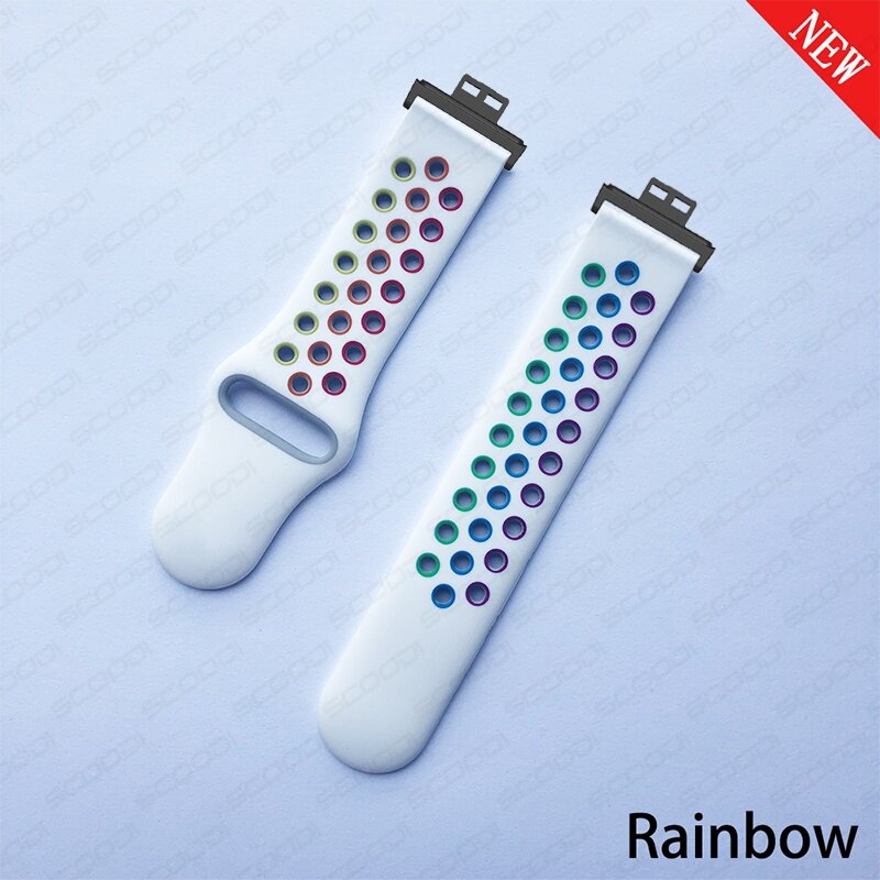 Colorful Soft Silicone Watch Strap For Huawei watch Fit / Fit New/Fit 2 Smart Watch Band Bracelet