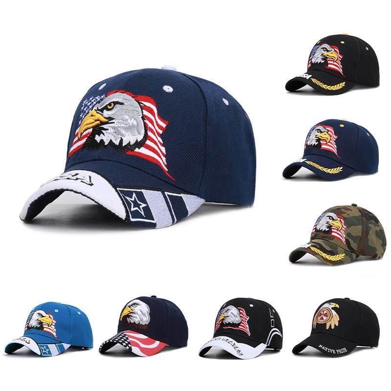 USA American Bald Eagle Flag Embroidered Baseball Cap Hat Premium NEW NEW