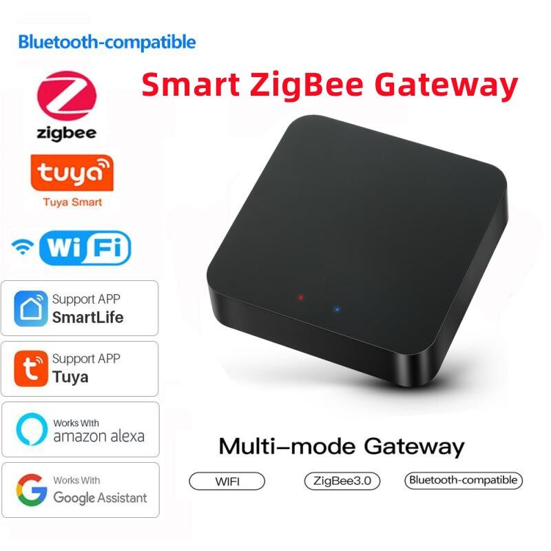Cổng ZigBee E Life Smart Store Thông Minh Tuya 3.0 Cổng Đa Chế Độ Tương Thích Blue-Tooth Bridge Không Dây Tuya Cuộc Sống Thông Minh Điều Khiển Điều Khiển Thiết Bị 128 Vì Hiệu Suất Mạnh Mẽ Hoạt Động Cho Alexa Google Home