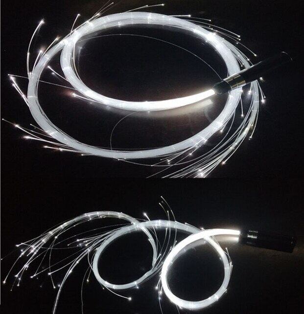 Super Bright LED Optic Fiber Whips Rechargeable Fiber Optical Pixel