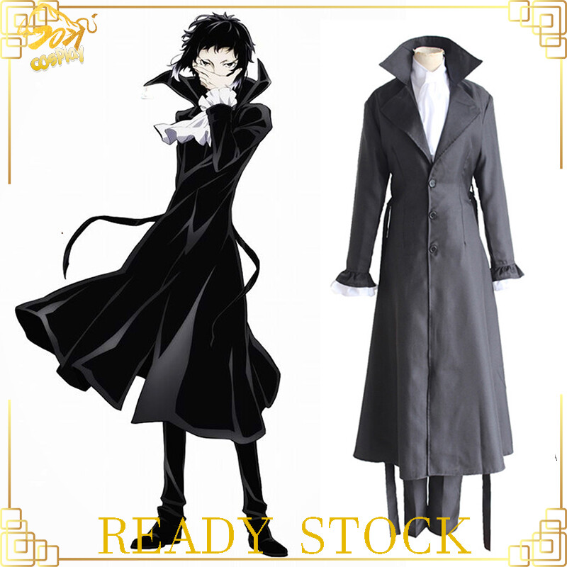 Bungo Stray Dogs Mafia Akutagawa Ryunosuke Cosplay Costume Anime
