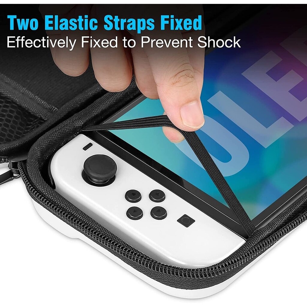 Hộp Đựng Tương Thích Với Ốp Lưng Nintendo Switch OLED, Túi Đựng Du Lịch Di Động Vỏ Cứng Cho Bảng Điều Khiển Và Phụ Kiện NS OLED