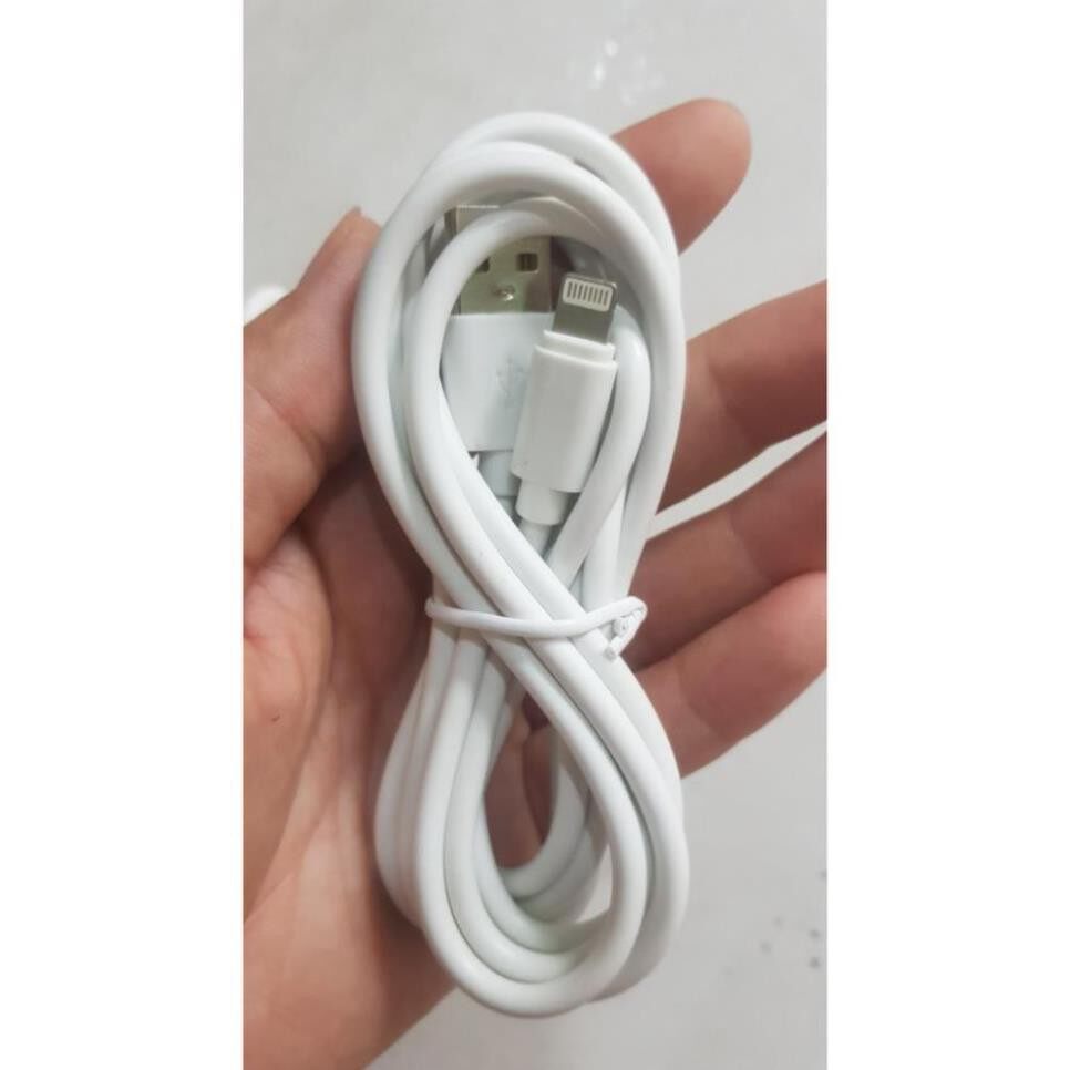 [HCM]CÁP SẠC LIGHTNING DÀI 1M CHO IPHONE IPAD TRẮNG