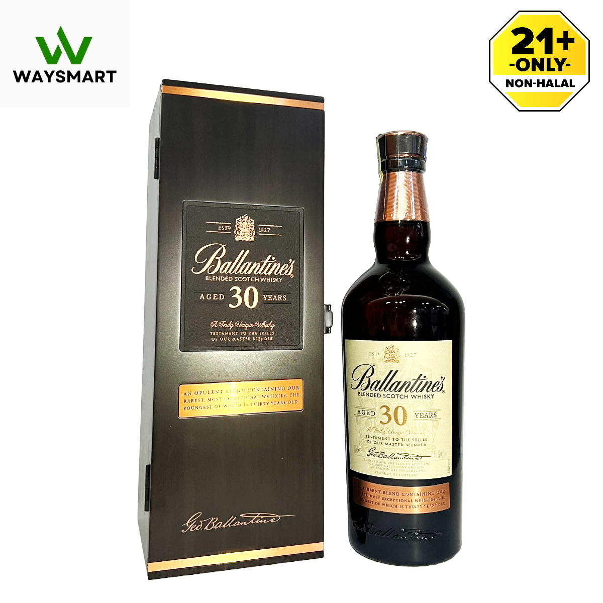 Ballantine's '30 Years Old' Blended Scotch Whisky (700ml