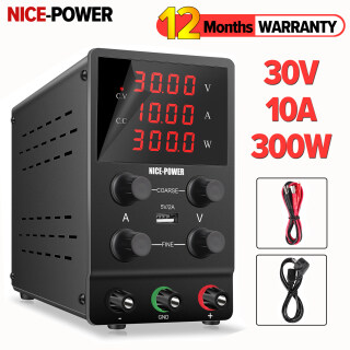 NICE-POWER Variable DC Power Supply 0 to 30V Output DC current 10Amp 4 digits Display and Resolution tattoo power supply SPS3010 thumbnail