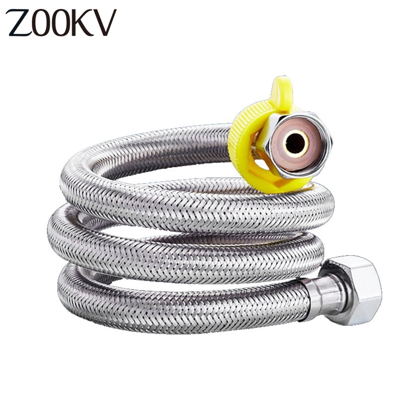 ZOOKV 304 Stainless Steel Faucet Hose 60/80/100cm For Bathroom Water