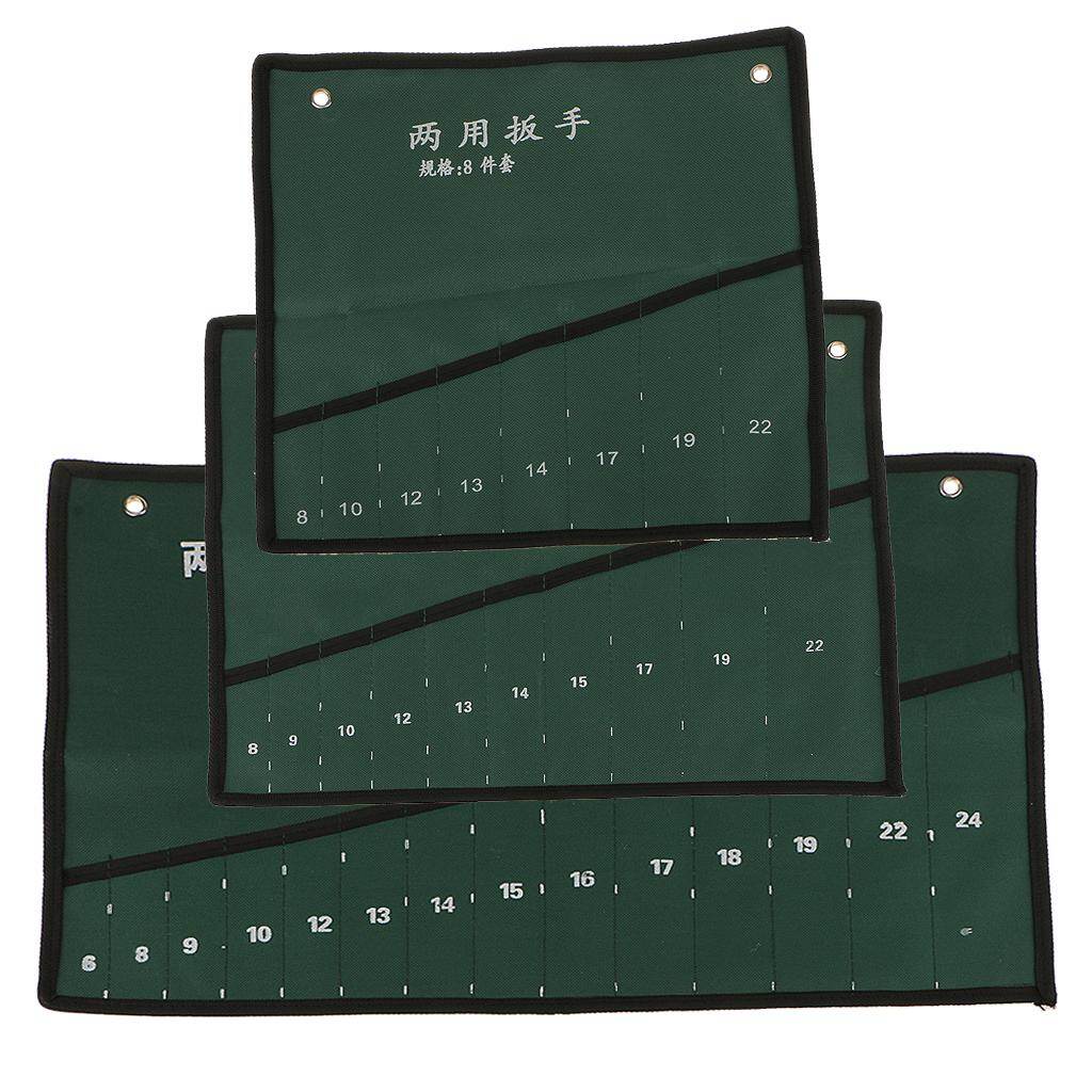 Fityle Cờ Lê Cờ Lê Vải Bố 14 Túi Dụng Cụ Cờ Lê, Túi Đựng Đồ CuộN Hộp Đựng