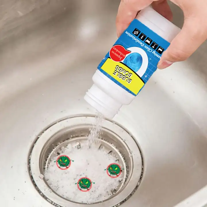 Ouken Quick Foaming Toilet Cleaner Sink Drain Cleaner Pipe Cleaner