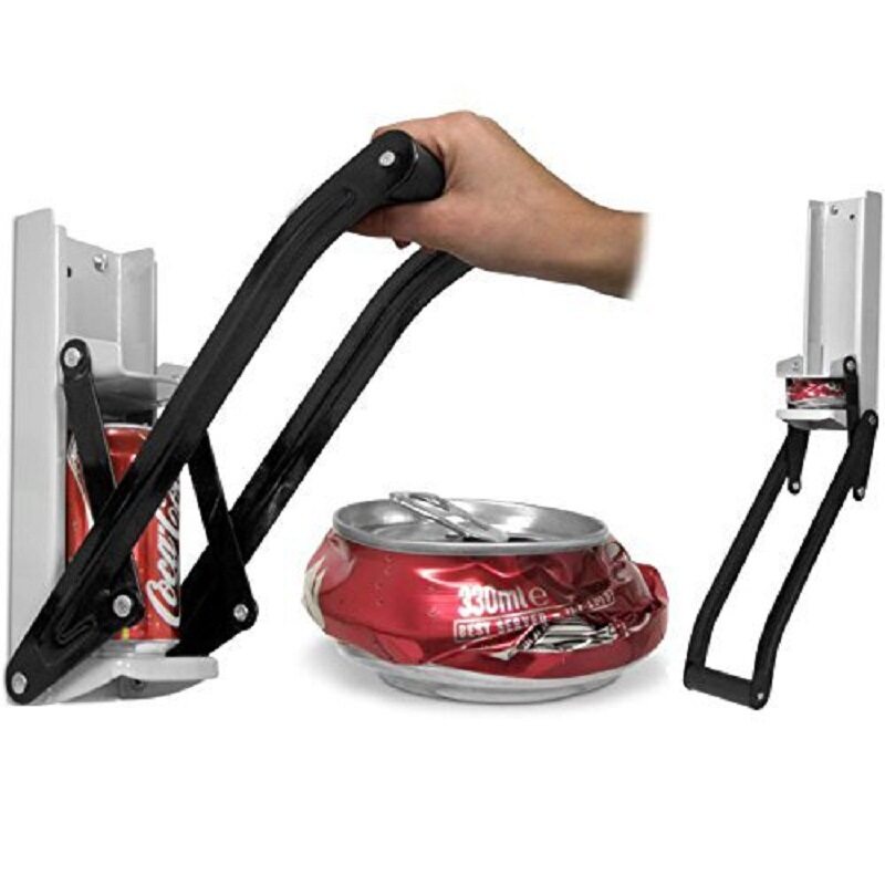 Household kitchen gadgets aluminum can compactor kitchen supplies wall