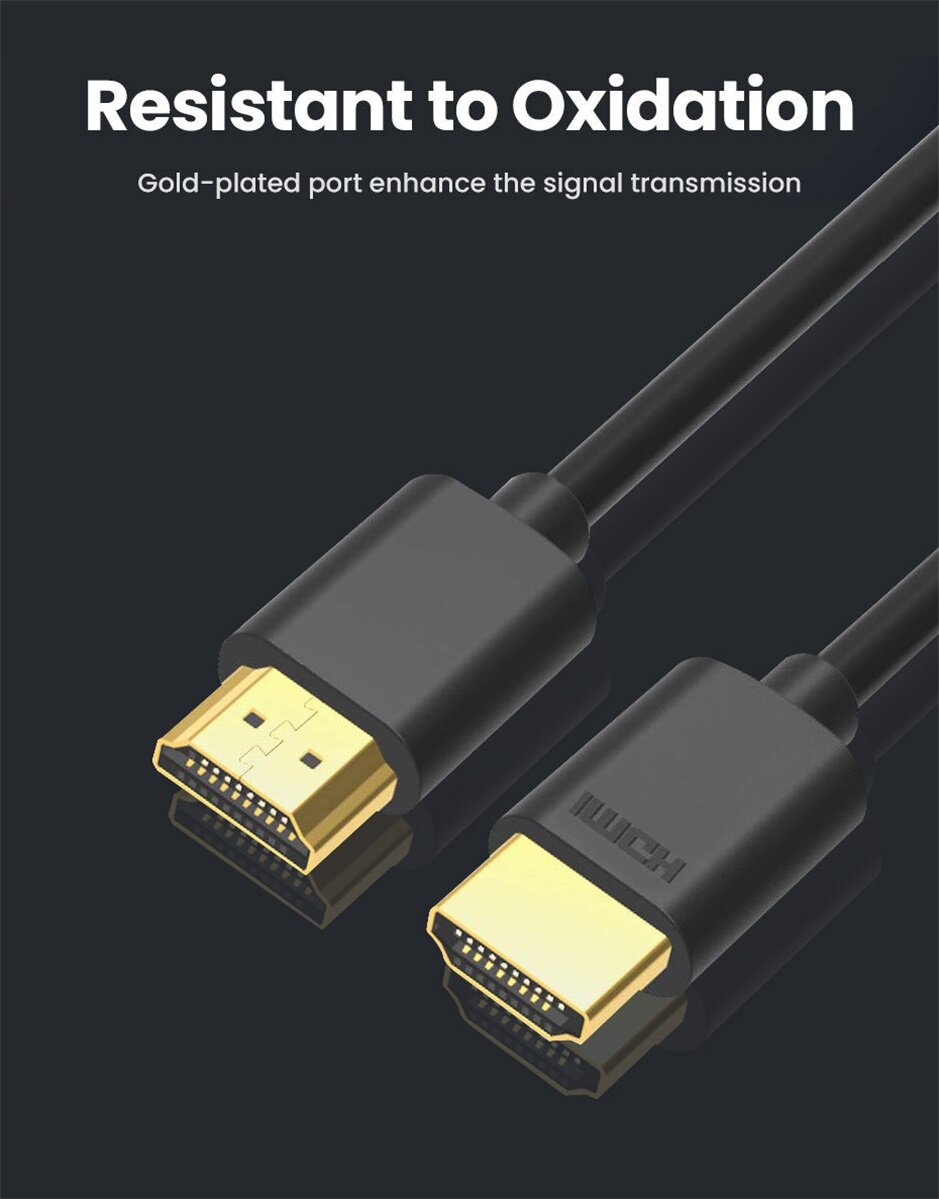 Musta 2.0 Tốc Độ Cao Cáp (1/1.5/2/3M) 18Gbps 4K 3D 1080P HDMI Cáp