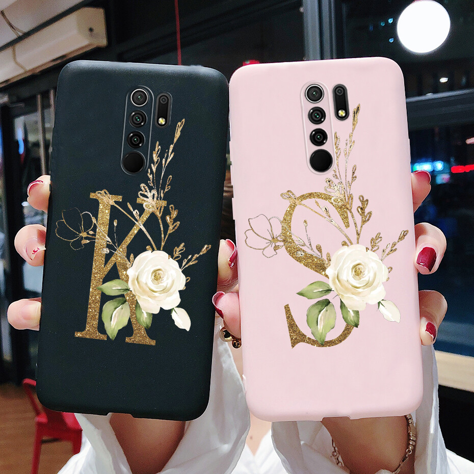 Dành cho xiaomi redmi 9 ốp lưng ốp lưng silicon mềm màu đen mờ chữ dễ thương ốp lưng điện thoại, ốp cho xiaomi redmi 9