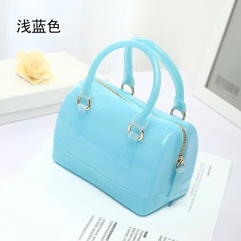 2022 the new hand bag of checkerboard niche Boston bag exquisite jelly bag shoulder bag