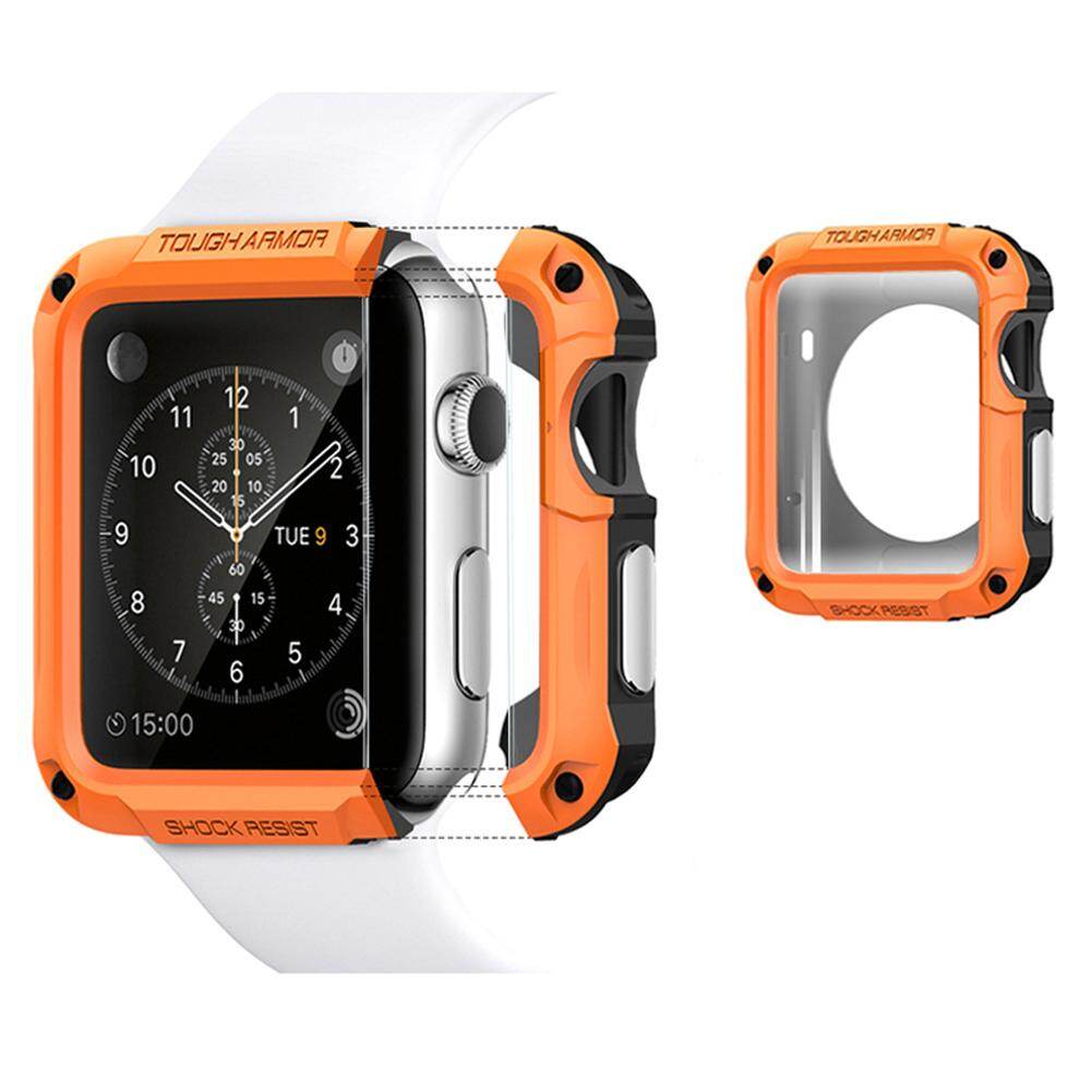 SGP Protector Cover For Apple Watch 6 SE Case 44mm 40mm 42mm 38mm PC Case For Apple watch 6 5 4 3 2 Anti-fall Frame Shell Accessories