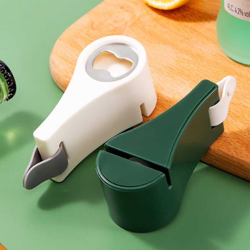 Dụng Cụ Mở Chai Bằng Đá Mài Đa Năng Sáng Tạo Dụng Cụ Mở Chai Gia Đình Hai Trong Một Dụng Cụ Mở Chai Bia Khởi Động Rượu Vang Di Động
