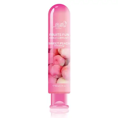 Jam flavor lubricant water soluble antibacterial sex Lubricant male famale sex toys peach flavor lubricant 80ml