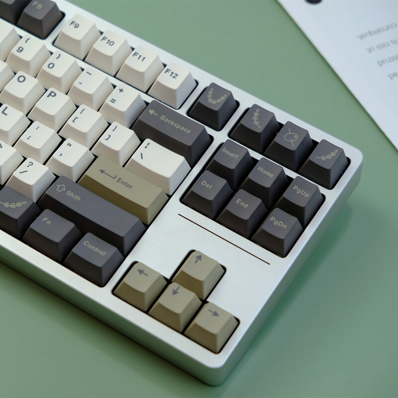 【Keycap only】gmk Olive Keycap 129 Phím Cherry Profile PBT năm mặt thăng hoa Keycaps cho công tắc Cherry MX Bàn Phím Cơ keychron/RK61/gk61/Anne Pro 2