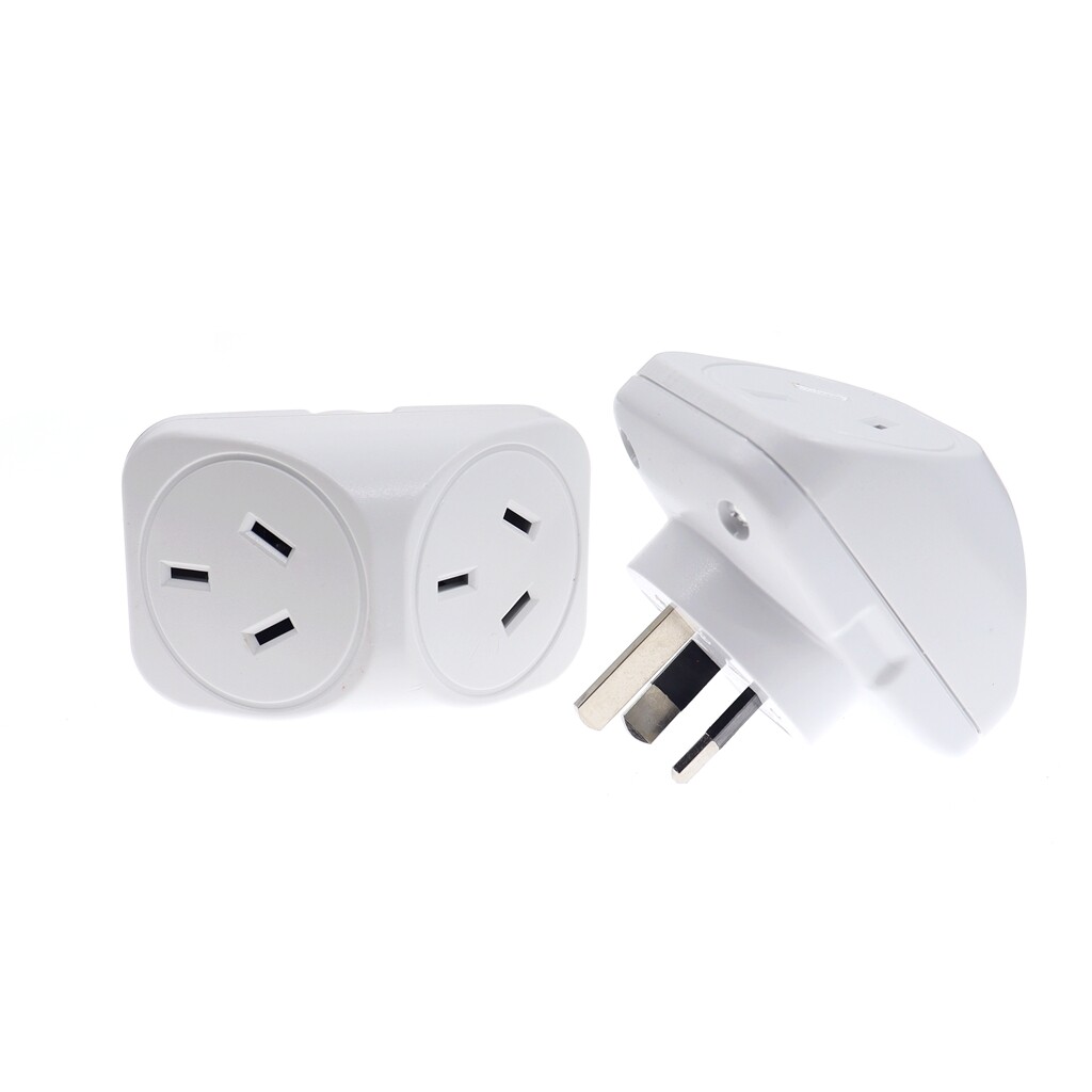 Australia Wall Socket Extension Outlet Spread 1 to 2 Way AU Standard