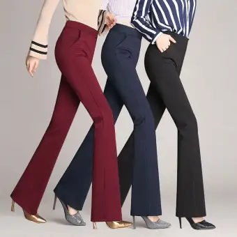 high waisted office trousers