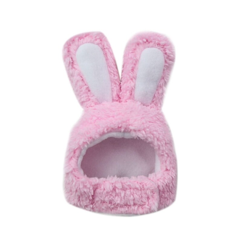Cute Kitten Headgear Cashmere Hat Soft Cotton Rabbit Ear Headwear Hat for Dogs/Cats Festival Gift Christmas Supplies