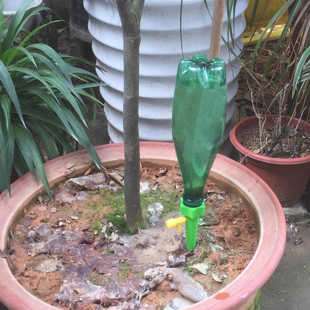 [Chinatera] 1/6/12pcs Plant Self Watering Adjustable Stakes Device Automatic Watering Spikes Irrigation System