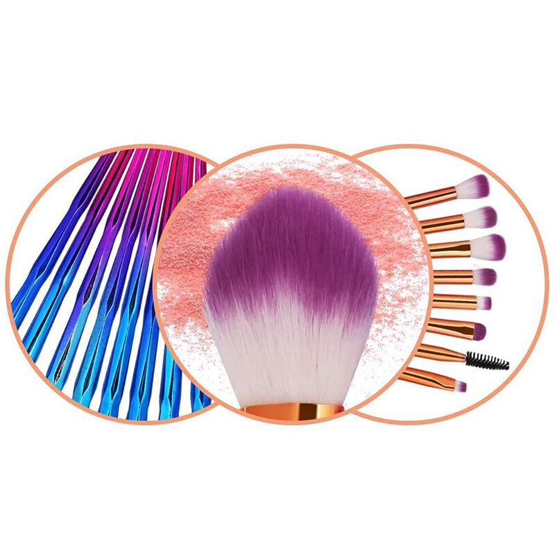 【LuckShops】20pcs Set Makeup Brush Set Makeup Brushes Kit Tools Professional Makeup Makeup Brushes Eyes Brush
