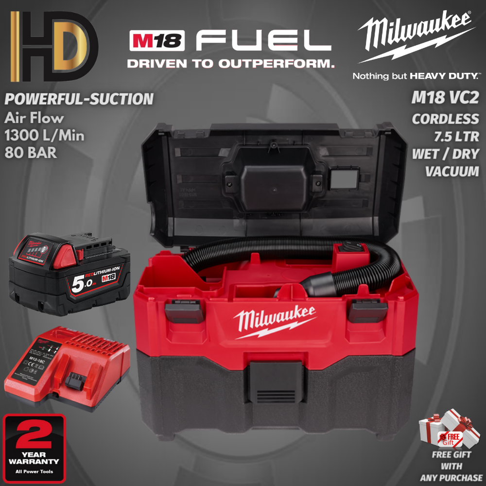 Milwaukee discount m18 vc2