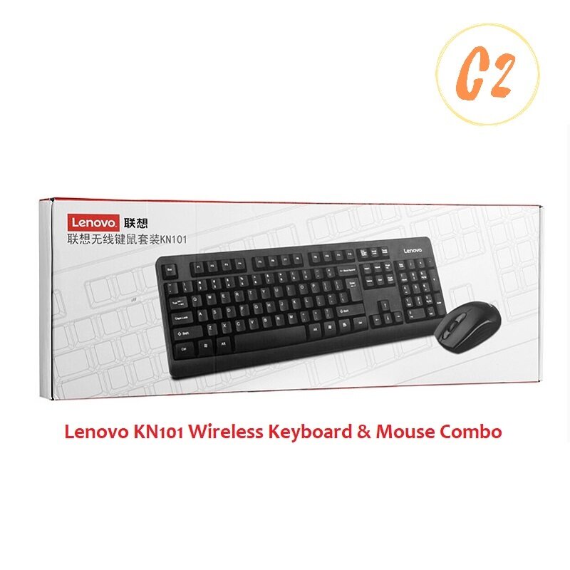 Lenovo KN101 Wireless Keyboard and Mouse Combo Malaysia